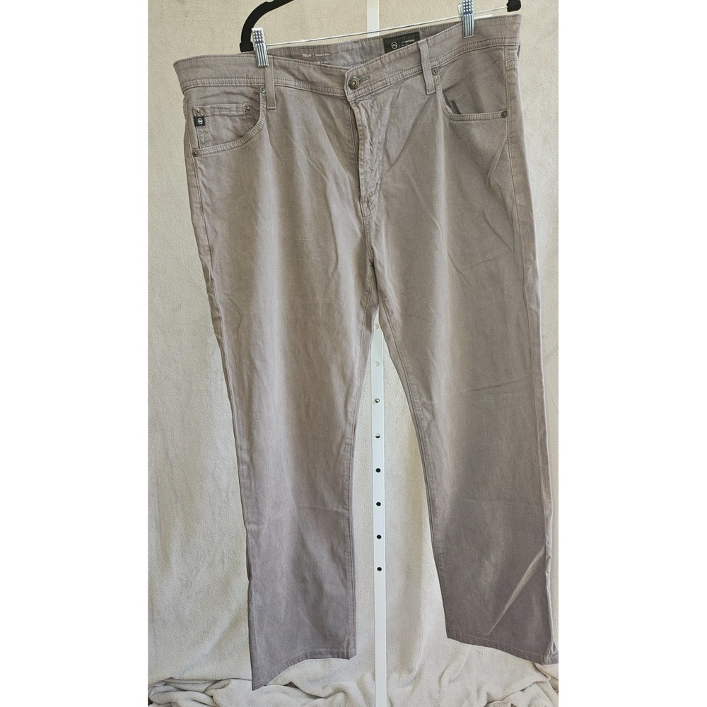 AG Adriano Goldschmied Tellis Modern Slim Jeans Gray Men's 40x34 Premium Denim